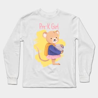 Pre-Kindergarten Girl Long Sleeve T-Shirt